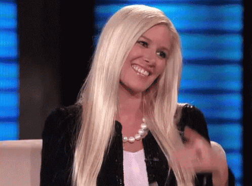 When Someone Compliments You GIF - Blonde Compliment Heidi Montag -  Discover & Share GIFs