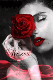 Red Rose Flower GIF - Red Rose Flower Woman GIFs