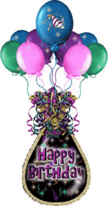 Happy Birthday Hbd GIF - Happy Birthday Hbd Balloons GIFs
