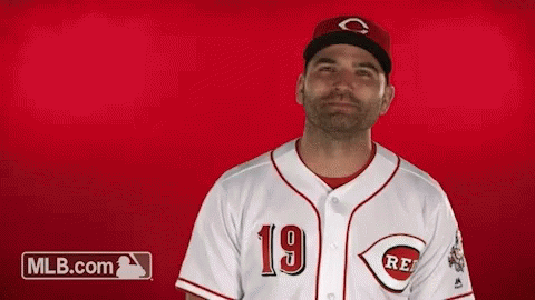 Joey Votto Reds GIF - Joey Votto Reds Laugh - Discover & Share GIFs