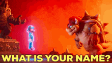Mario Movie Bowser GIF - Mario Movie Bowser What Is Your Name GIFs
