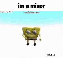 minor spongebob