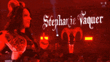 stephanie vaquer is a female wrestler with horns
