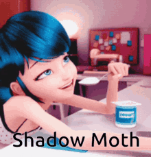 moth shadow