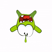 falling down om nom cut the rope descending going down