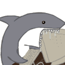 shark troll mega bite internet megabyte