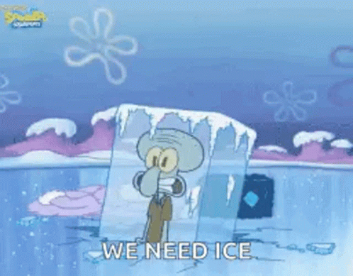 Freeze Squidward GIF - Freeze Squidward We Need Ice GIFs