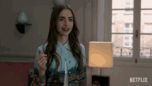Whats Going On Lily Collins GIF - Whats Going On Lily Collins Emily Cooper GIFs