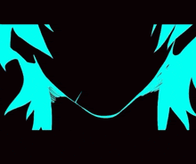 a colorful background with a silhouette of a person in the middle of it