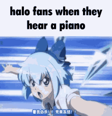 igotchills halo fans when they hear a piano halo infinite the banished cirno