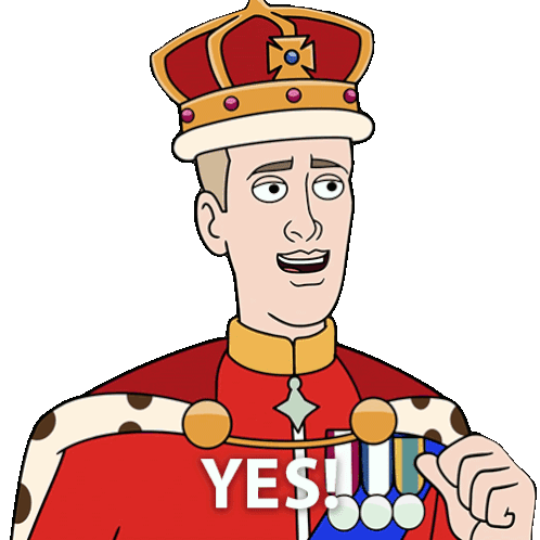 Yes King Jeremy Sticker - Yes King Jeremy Daniel Radcliffe Stickers