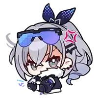 a cartoon girl with sunglasses and a bow in her hair is angry .