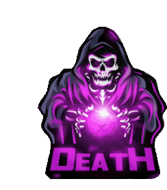 Death Black Sticker - Death Black Stickers