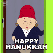 Happy Hanukkah Sheila Broflovski GIF - Happy Hanukkah Sheila Broflovski South Park GIFs