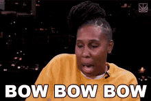 Bow Bow Bow Bow GIF - Bow Bow Bow Bow Lena Waithe GIFs