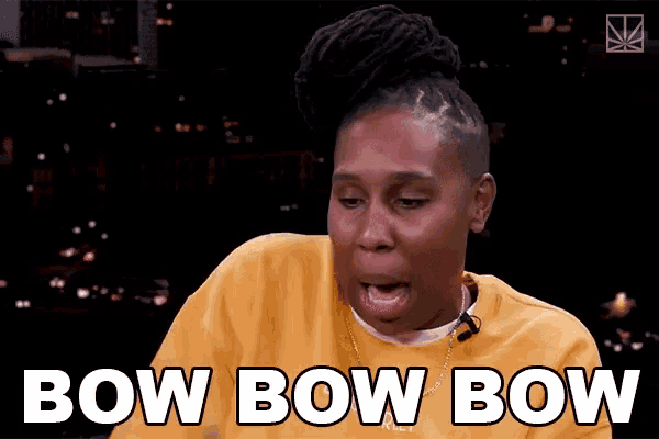 Bow Bow Bow Bow GIF - Bow Bow Bow Bow Lena Waithe - Discover & Share GIFs