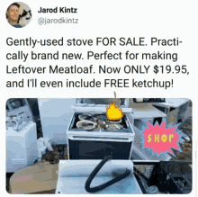 meatloaf humor absurd sales ketchup