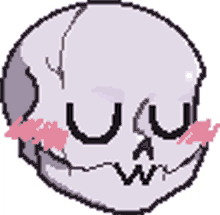 pixel skull uwu laenmo