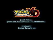 pokemon gale of darkness developed by genius sonority inc.