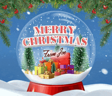 Merry Christmas Merry Xmas GIF - Merry Christmas Merry Xmas Snow Globe GIFs