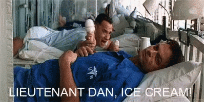 Forrest Gump Lieutenant Dan GIF - Forrest Gump Lieutenant Dan Ice Cream ...