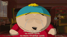 no more fortnite south park crying