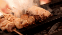 Yakitori Grilled Chicken GIF - Yakitori Grilled Chicken Skewers GIFs