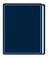 a blue book with the word sfc on the top