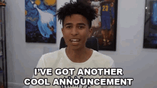 Ive Got Another Cool Announcement Announcement GIF - Ive Got Another Cool Announcement Cool Announcement Announcement GIFs
