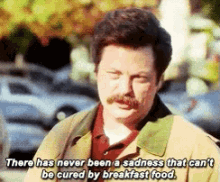 parks and rec nick offerman ron swanson breakfast food food