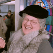 Laughing Esther Schmoll GIF - Laughing Esther Schmoll The Mad Adventures Of Rabbi Jacob GIFs