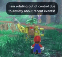 Mario Excited GIF - Mario Excited Anxiety GIFs