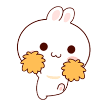 Cheer Cheering Sticker - Cheer Cheering Rabbit Stickers