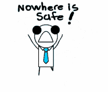 Nowhere Is Safe - Safe GIF - Safe Nowhere Is Safe Cartoon GIFs