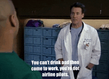 Scrubs Airline Pilots GIF - Scrubs Airline Pilots Drink At Work GIFs