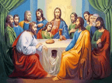 Jesus Christ Easter GIF - Jesus Christ Easter Last Supper GIFs