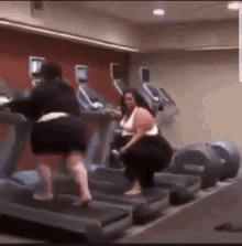 fat people exercising gif