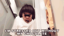Im Stressed Out Without My Chocolate Upset GIF - Im Stressed Out Without My Chocolate Upset Distressed GIFs