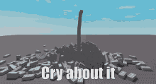 Cry About It Meme GIF - Cry About It Meme Roblox GIFs