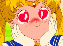Sailor Moon Hearts GIF - Sailor Moon Hearts Love GIFs
