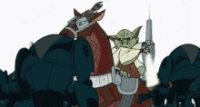 Mace Windu Yoda GIF - Mace Windu Yoda Clone Wars GIFs