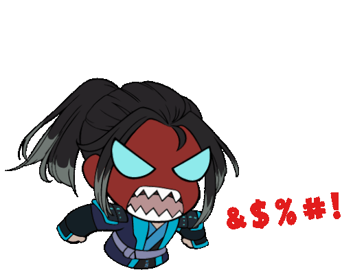 Itu Angry Sticker - Itu Angry Shadow Fight Stickers