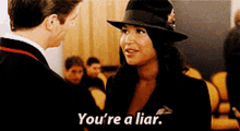 Glee Santana Lopez GIF - Glee Santana Lopez Youre A Liar GIFs