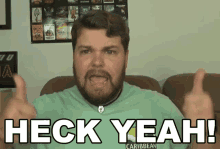 Brian Hull Heck Yeah GIF - Brian Hull Heck Yeah Heck Yes GIFs