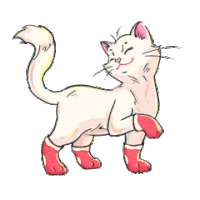 Playpawsum Cat Sticker