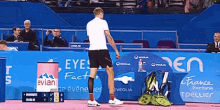 Alexander Bublik Racquet Smash GIF - Alexander Bublik Racquet Smash Tennis Racket GIFs