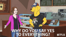 Why Do You Say Yes To Everything Annoyed GIF - Why Do You Say Yes To Everything Annoyed Yes Man GIFs