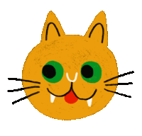 Cat Face Sticker - Cat Face Stickers