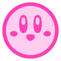 Kirby Emblem Sticker - Kirby Emblem Mario Kart Stickers