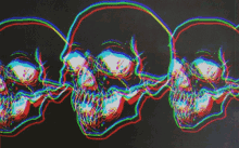 Skulls Glitch GIF - Skulls Glitch Creepy GIFs